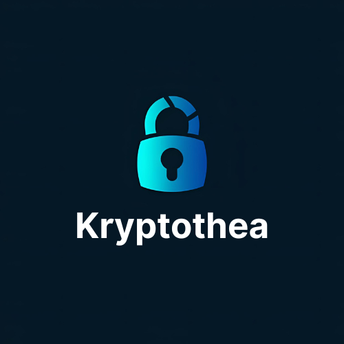 Tightly Composed Kryptothea Logo with Emblem